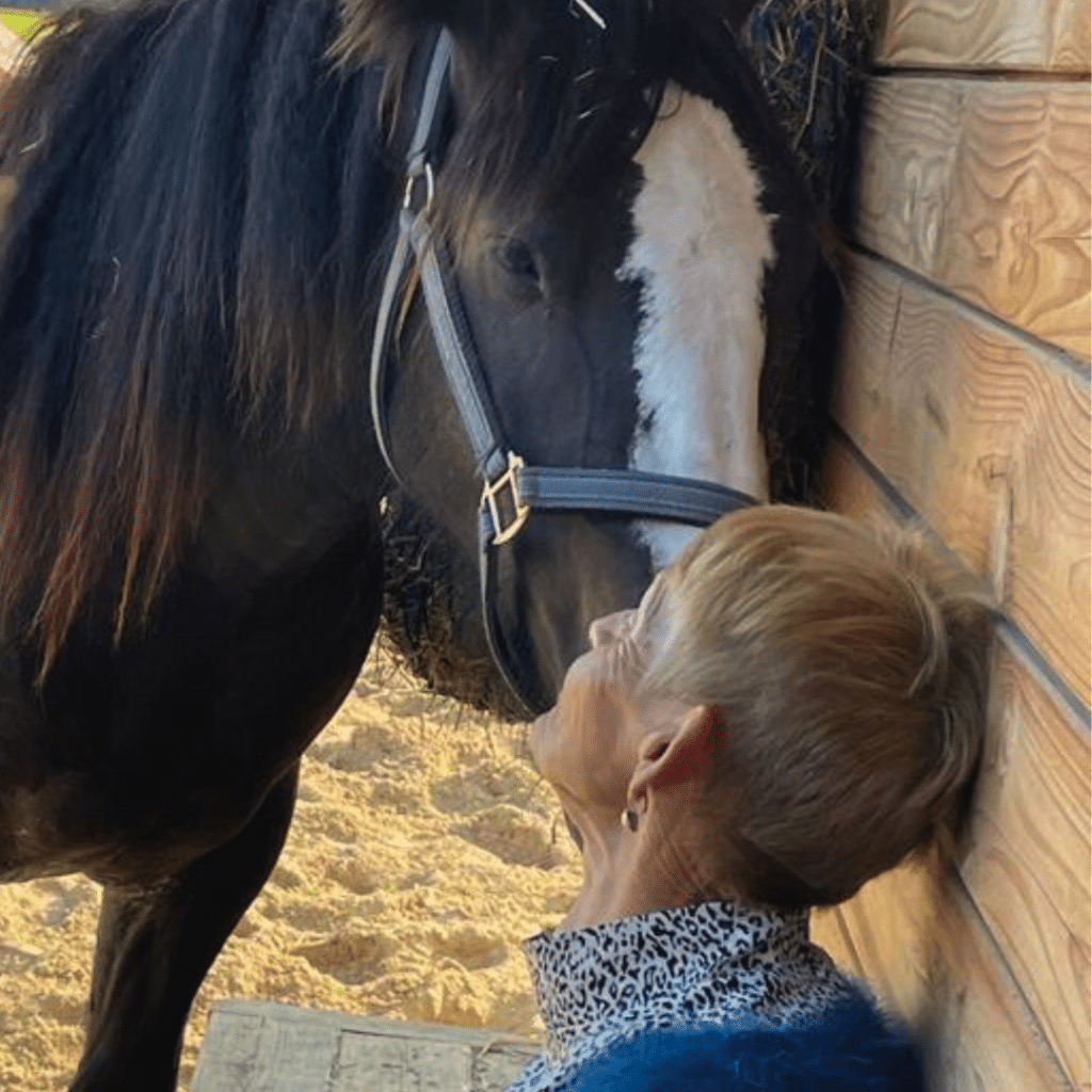 Rouwverwerking met behulp van paarden